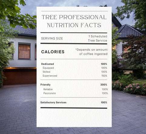 graphic tree professional nutrition facts carmel hamlet ny